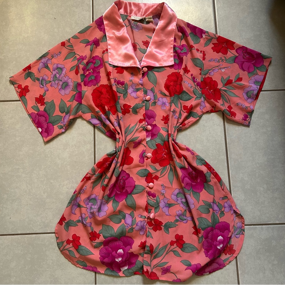 Victoria's Secret P/S Vintage gold label Nightgown Floral
